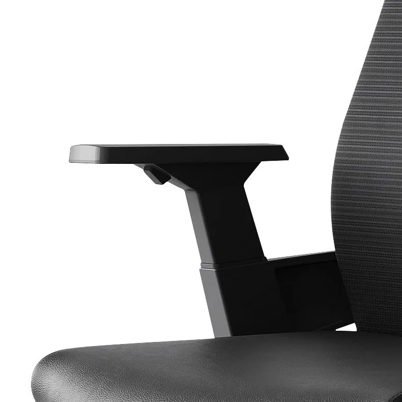 Chaise de bureau contemporaine à accoudoirs en maille, chaise de bureau réglable en hauteur Clearhalo