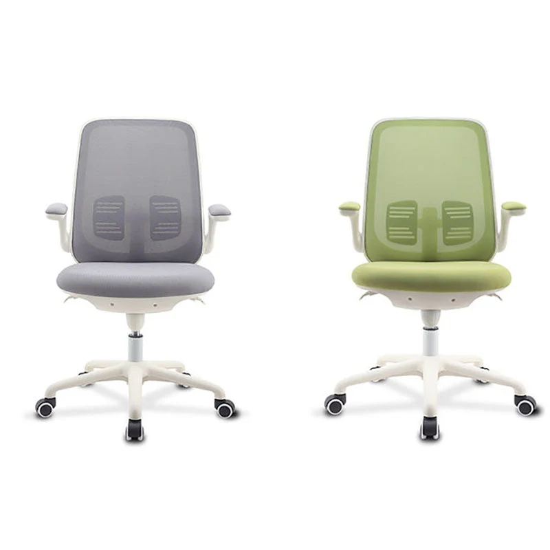 Chaise de bureau contemporaine Chaise de bureau à mécanisme d'inclinaison à dossier moyen Clearhalo