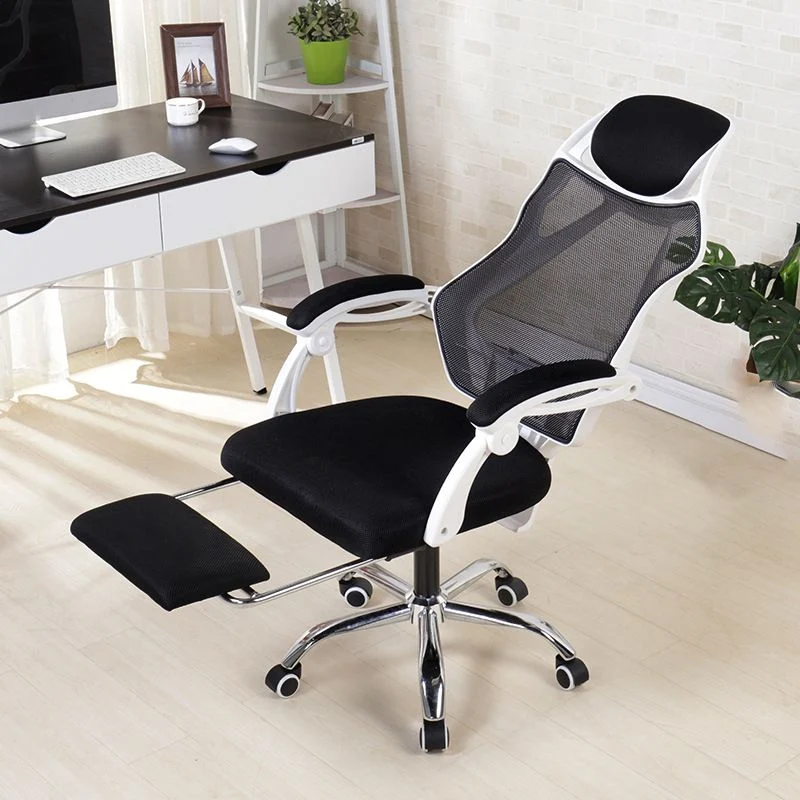 Chaise de bureau contemporaine Chaise de bureau noire respirante AirGrid Clearhalo