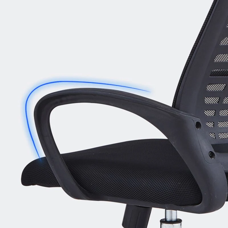 Chaise de bureau contemporaine Chaise de conférence ergonomique à dossier haut Clearhalo