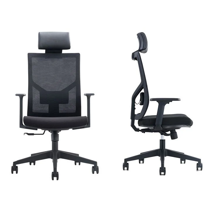 Chaise de bureau contemporaine Chaise d'ordinateur en maille Chaise de travail ergonomique à dossier haut Clearhalo