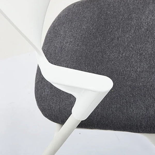 Chaise de bureau contemporaine à dossier bas, 21,5 pouces de large Clearhalo