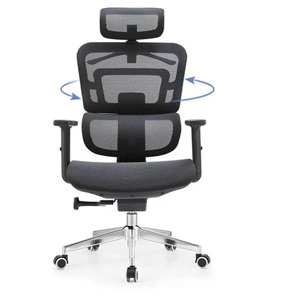 Chaise de bureau contemporaine à dossier haut, chaise de bureau ergonomique et réglable Clearhalo