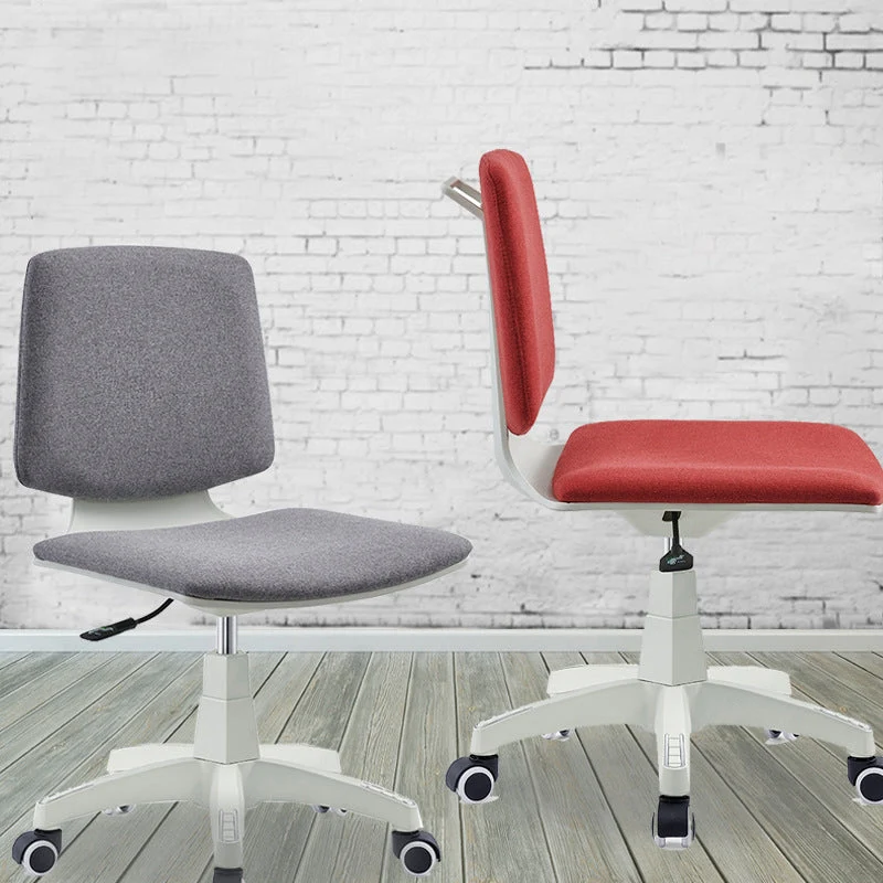 Chaise de bureau contemporaine à dossier moyen, chaise de conférence pivotante avec roulettes Clearhalo