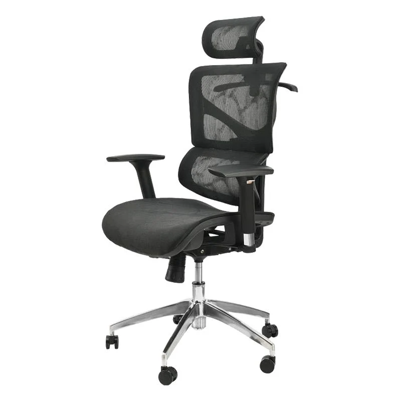 Chaise de bureau contemporaine à dossier moyen, ergonomique, hauteur de siège réglable Clearhalo