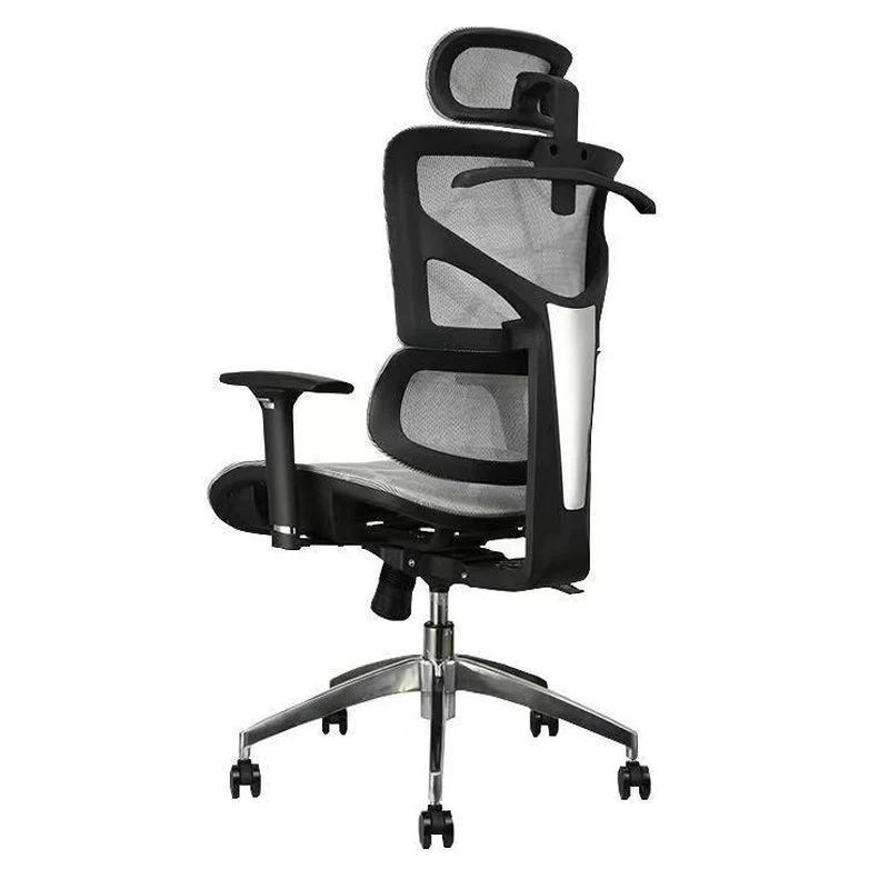 Chaise de bureau contemporaine à dossier moyen, ergonomique, hauteur de siège réglable Clearhalo