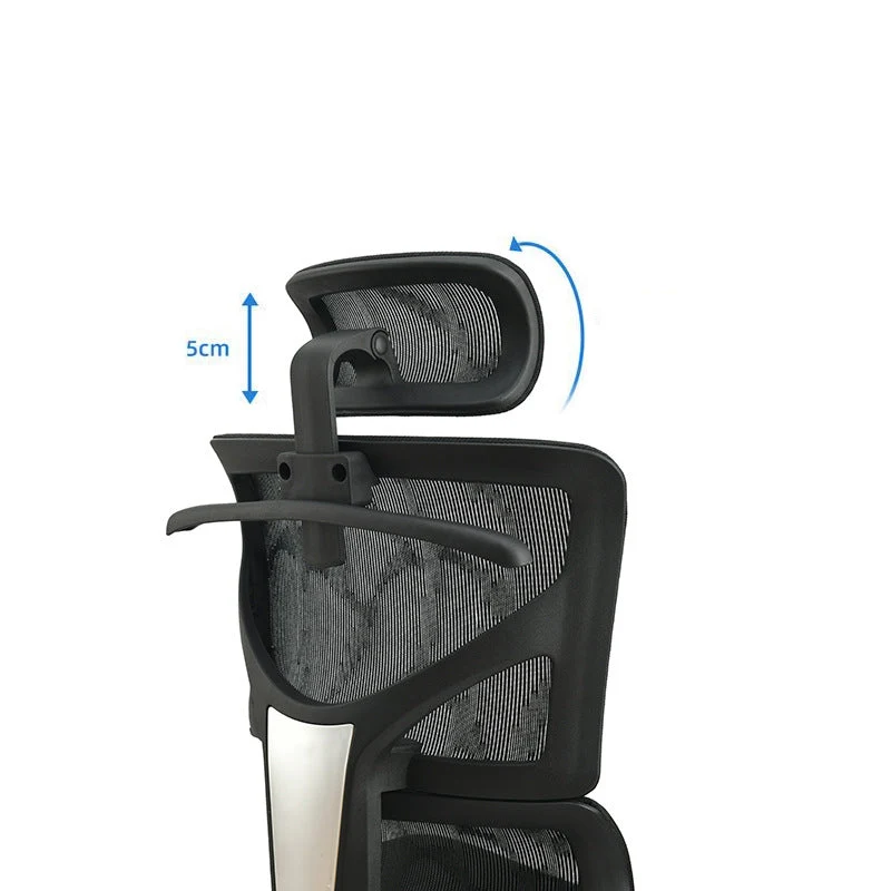 Chaise de bureau contemporaine à dossier moyen, ergonomique, hauteur de siège réglable Clearhalo