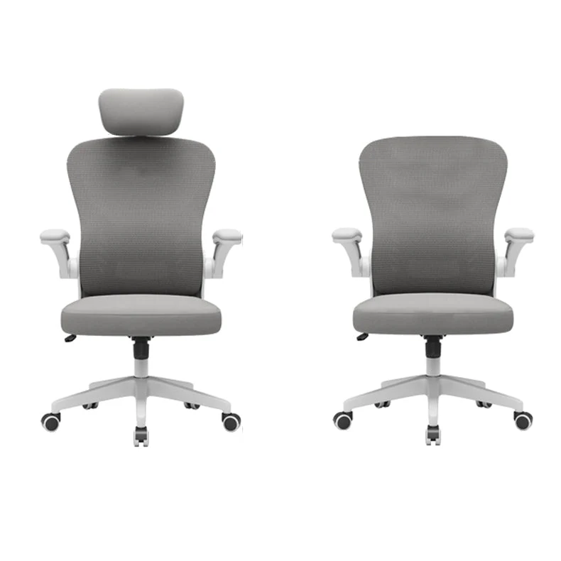 18" chaise de bureau contemporaine de W glissent la chaise respirable de bureau d'AirGrid Clearhalo