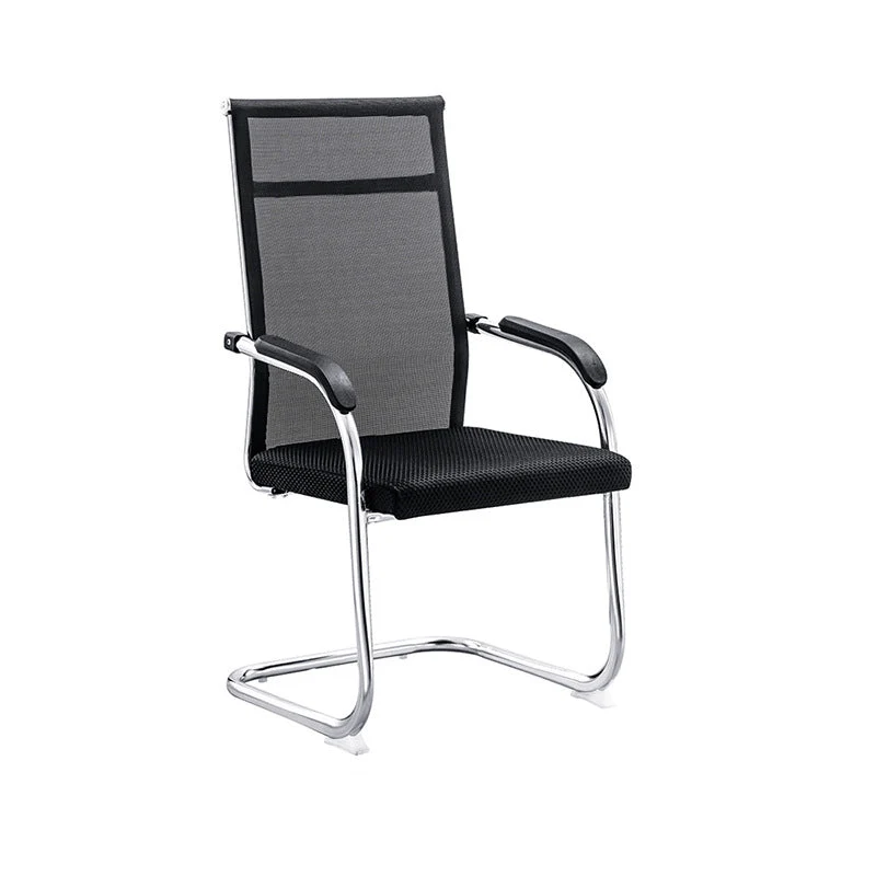18" chaise de bureau contemporaine large aucune chaise de bureau respirable d'AirGrid de roues Clearhalo