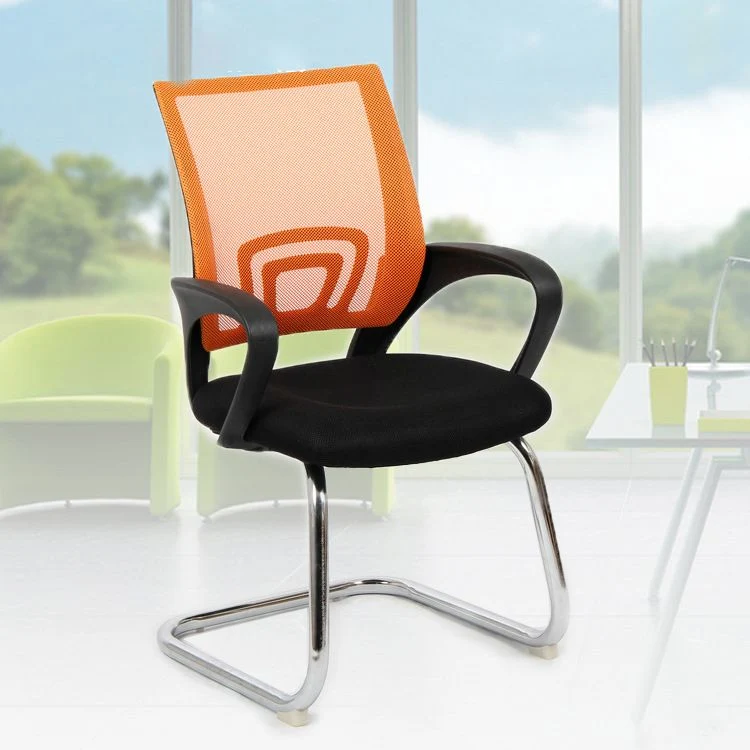 Chaise de bureau contemporaine de 19 po de large, chaise de bureau noire à accoudoirs fixes Clearhalo