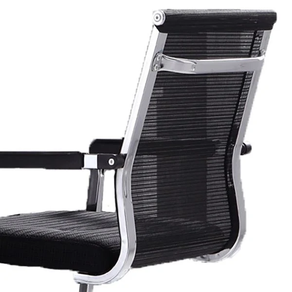Chaise de bureau contemporaine de 19 po de large, sans roues, à accoudoirs fixes Clearhalo