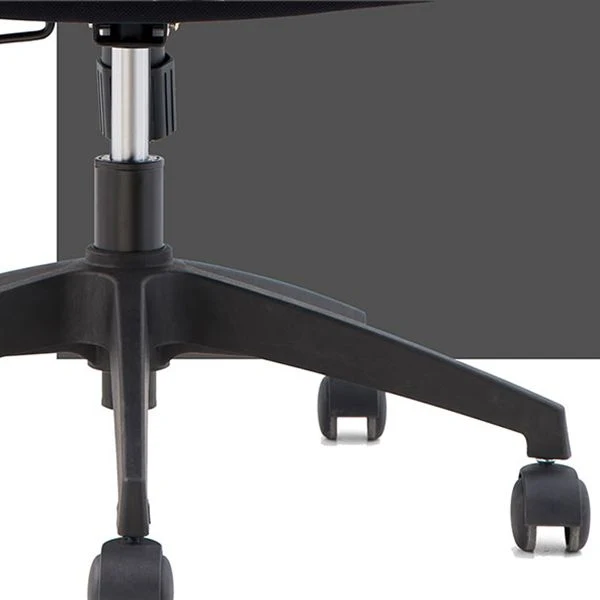 Chaise de bureau contemporaine en microfibre à dossier moyen pour bureau Clearhalo