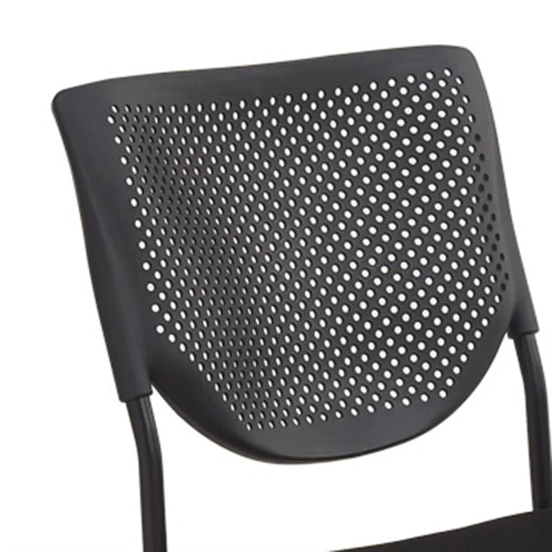 Chaise de bureau contemporaine en microfibre pour conférence à dossier moyen Clearhalo