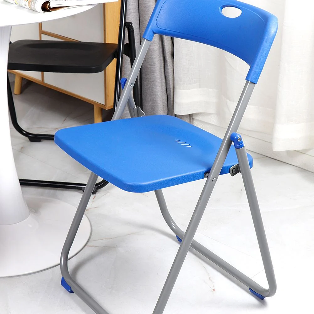 Chaise de bureau contemporaine en métal sans roulettes, sans bras Clearhalo