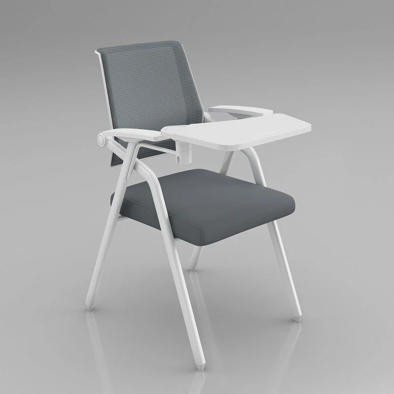 Chaise de bureau contemporaine en métal, style conférence, avec bras Clearhalo