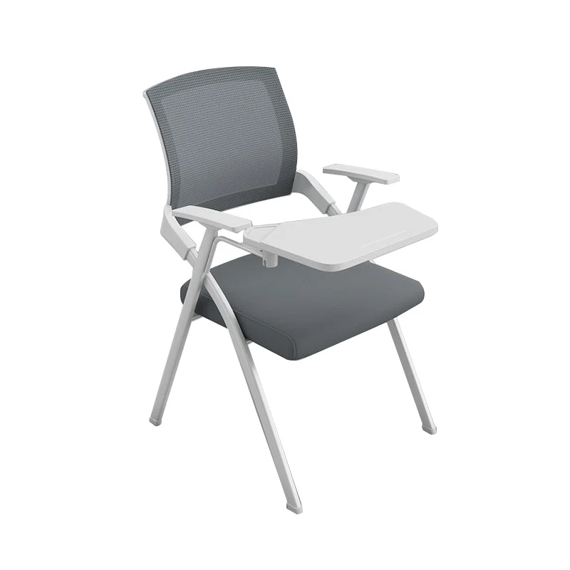 Chaise de bureau contemporaine en métal, style conférence, avec bras Clearhalo