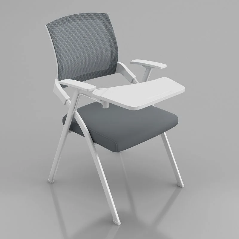 Chaise de bureau contemporaine en métal, style conférence, avec bras Clearhalo