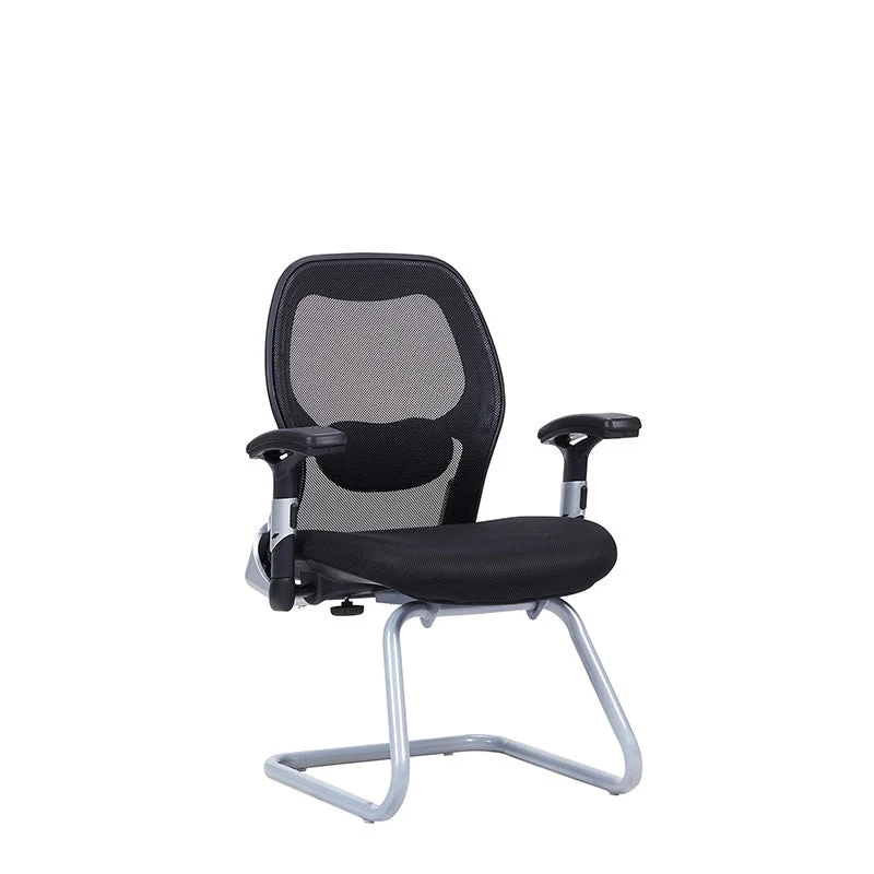 Chaise de bureau contemporaine noire, chaise de bureau respirante AirGrid Clearhalo