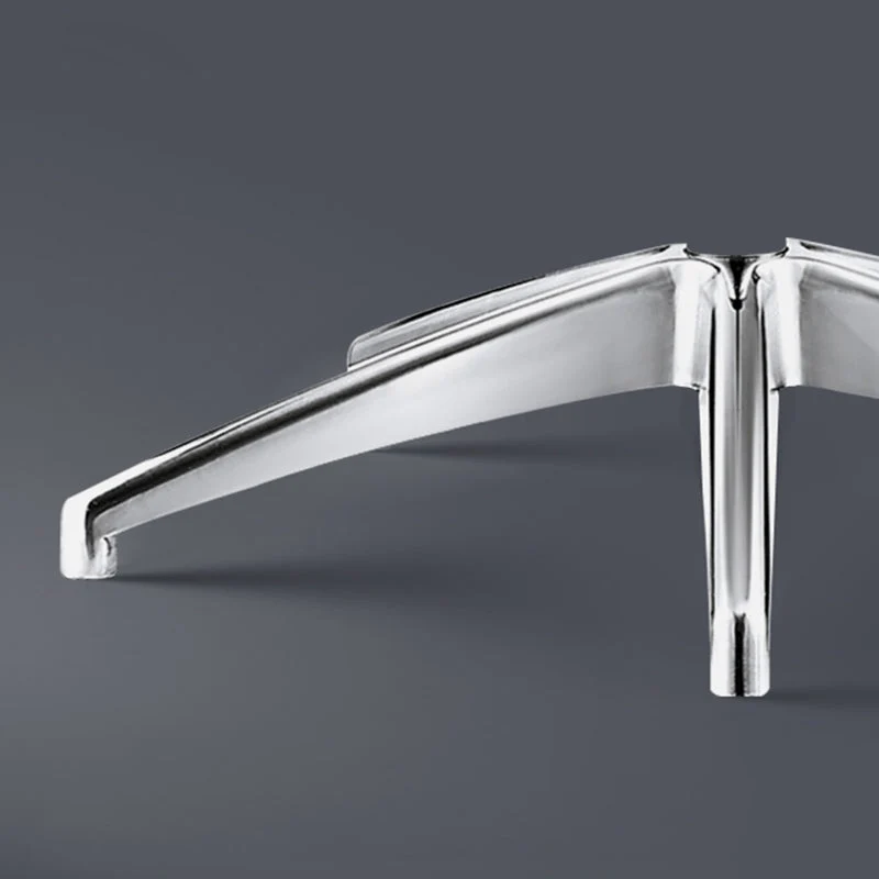Chaise de bureau en cuir à dossier haut, chaise de bureau rotative avec roulettes Clearhalo