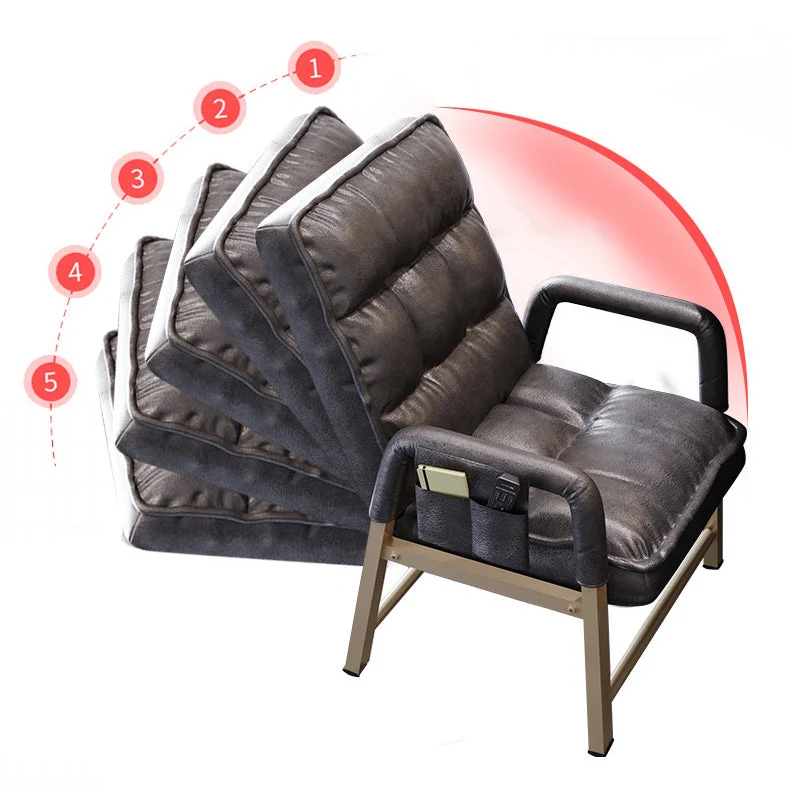 Chaise de bureau à domicile avec dossier moyen, chaise de bureau moderne à hauteur réglable Clearhalo