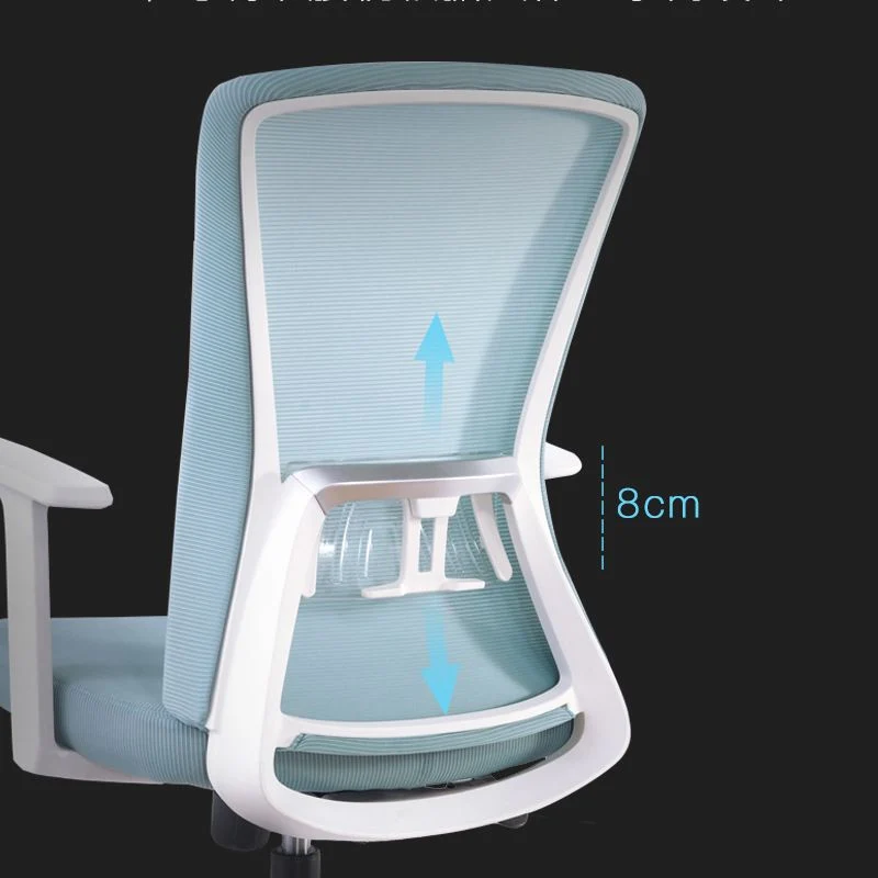 Chaise de bureau à domicile à dossier haut, chaise de travail pivotante et réglable en hauteur Clearhalo