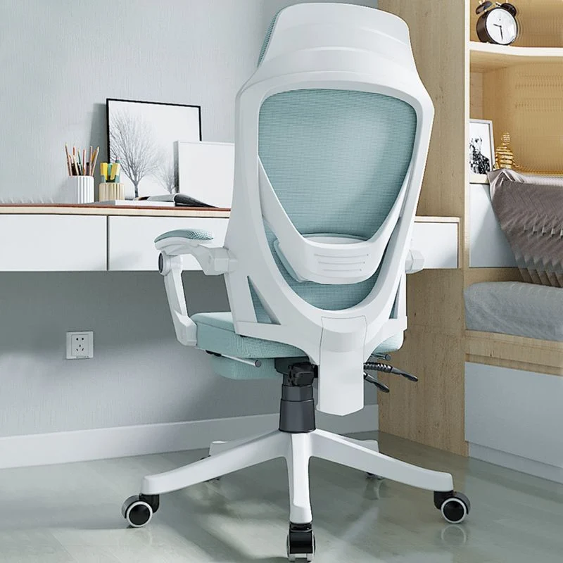 Chaise de bureau à domicile ergonomique moderne, fauteuil à hauteur de siège réglable Clearhalo