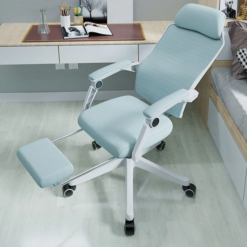 Chaise de bureau à domicile ergonomique moderne, fauteuil à hauteur de siège réglable Clearhalo