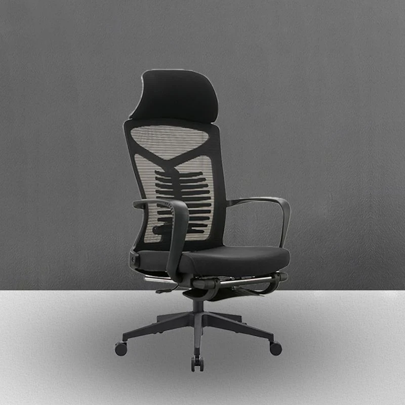 Chaise de bureau à dossier haut chaise de bureau à soutien lombaire réglable contemporaine Clearhalo