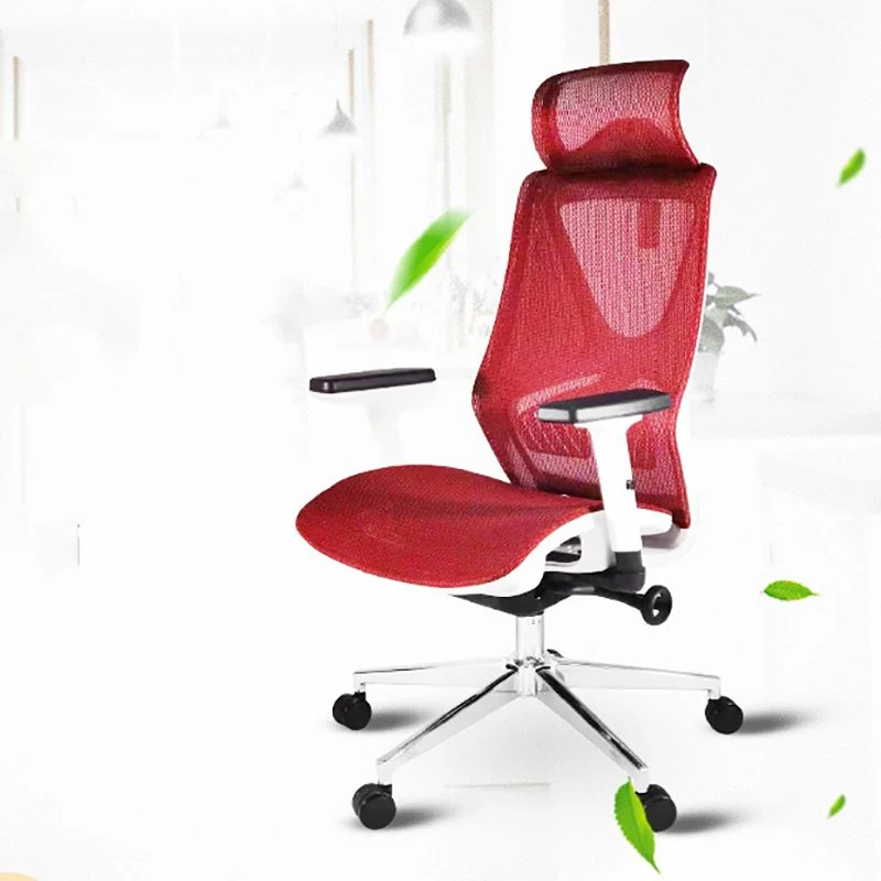 Chaise de bureau ergonomique à dossier haut, chaise pivotante réglable contemporaine Clearhalo