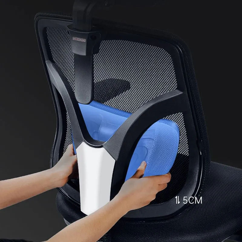 Chaise de bureau ergonomique en maille, chaise de bureau moderne à hauteur de siège réglable Clearhalo