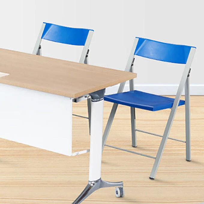 Chaise de bureau ergonomique en métal, chaise de conférence moderne de hauteur de 30,54 pouces Clearhalo