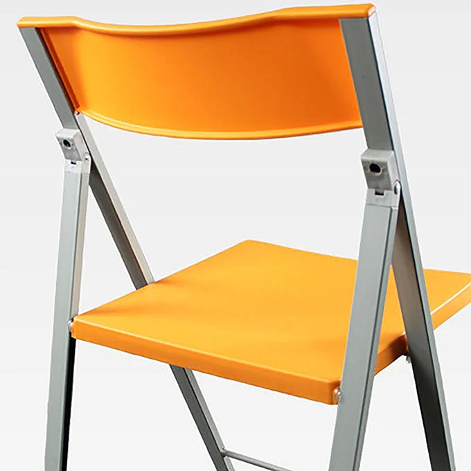 Chaise de bureau ergonomique en métal, chaise de conférence moderne de hauteur de 30,54 pouces Clearhalo
