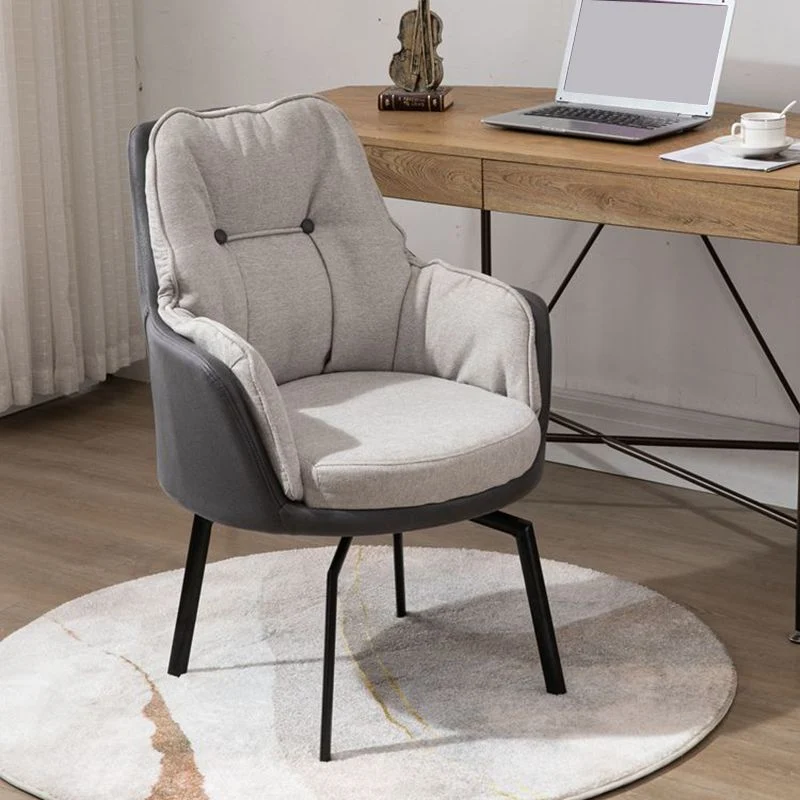 Chaise de bureau ergonomique sans accoudoirs, pour chambre à coucher et maison Clearhalo