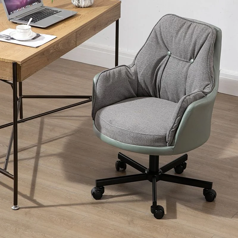 Chaise de bureau ergonomique sans accoudoirs, pour chambre à coucher et maison Clearhalo