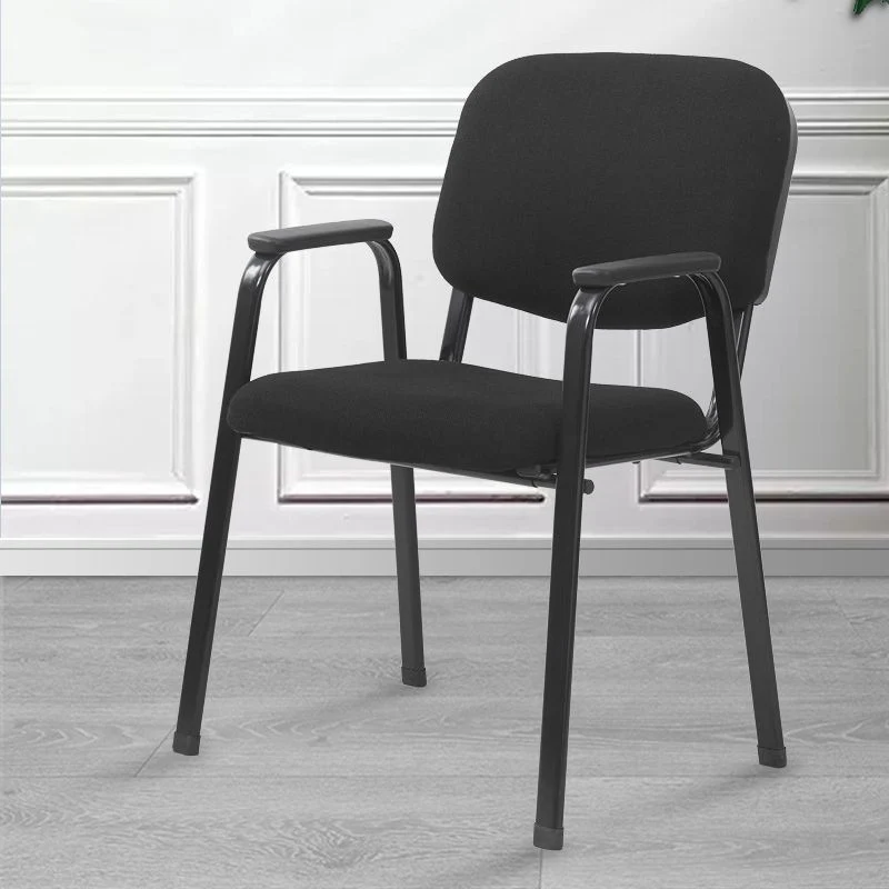 Chaise de bureau ergonomique en tissu contemporain, chaise de conférence à dossier moyen Clearhalo