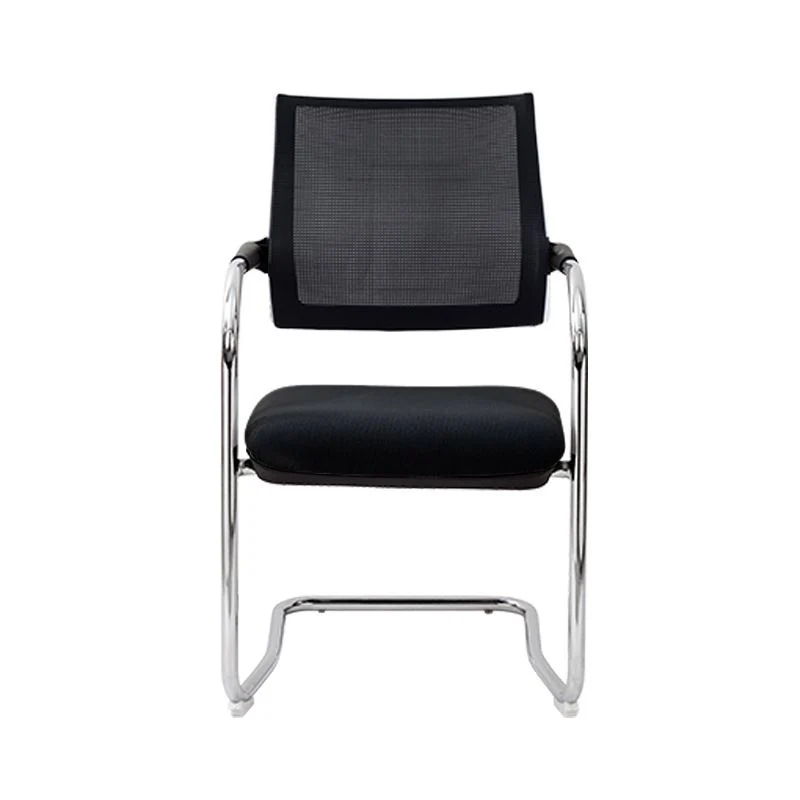 Chaise de bureau ergonomique en tissu contemporain, chaise de conférence à dossier moyen Clearhalo