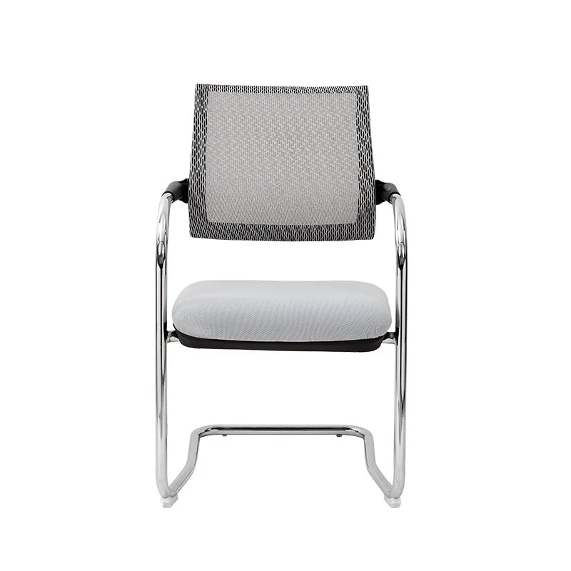 Chaise de bureau ergonomique en tissu contemporain, chaise de conférence à dossier moyen Clearhalo