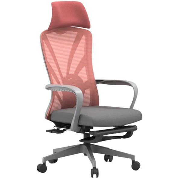 Chaise de bureau exécutive à dossier haut, chaise de bureau moderne avec pivot Clearhalo