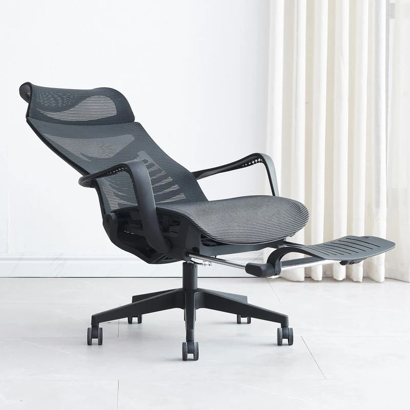 Chaise de bureau exécutive à dossier haut, chaise pivotante ergonomique moderne avec bras Clearhalo
