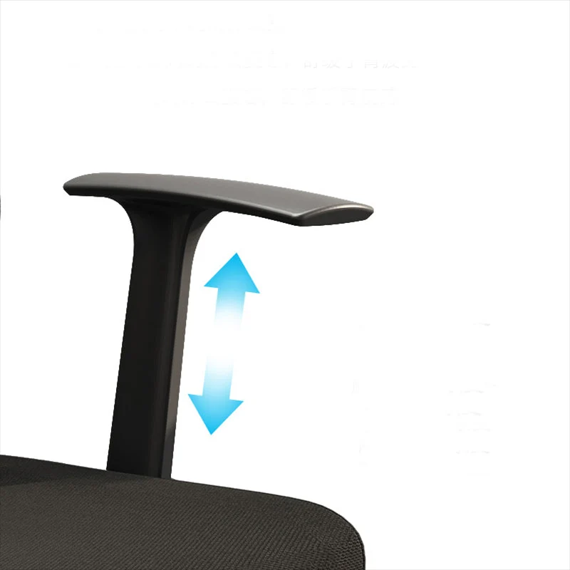 Chaise de bureau fixe moderne de bras aucune chaise de bureau ergonomique pénible Clearhalo
