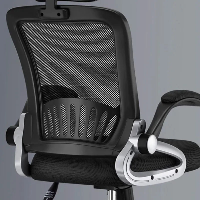 Chaise de bureau en maille, chaise de travail moderne à hauteur réglable avec roulettes Clearhalo