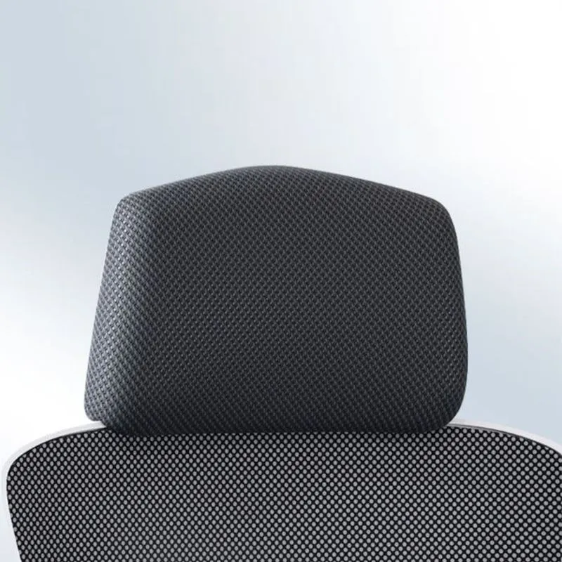 Chaise de bureau en maille à dossier haut, accoudoirs réglables en hauteur avec roulettes pivotantes Clearhalo