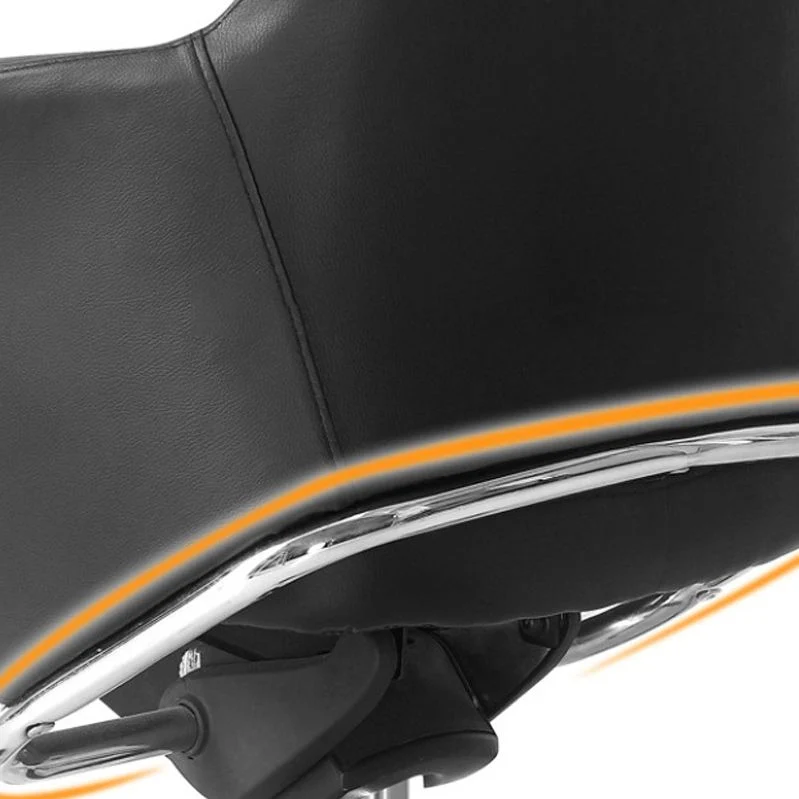 Chaise de bureau à mécanisme d'inclinaison et à dossier haut avec roulettes pivotantes Clearhalo