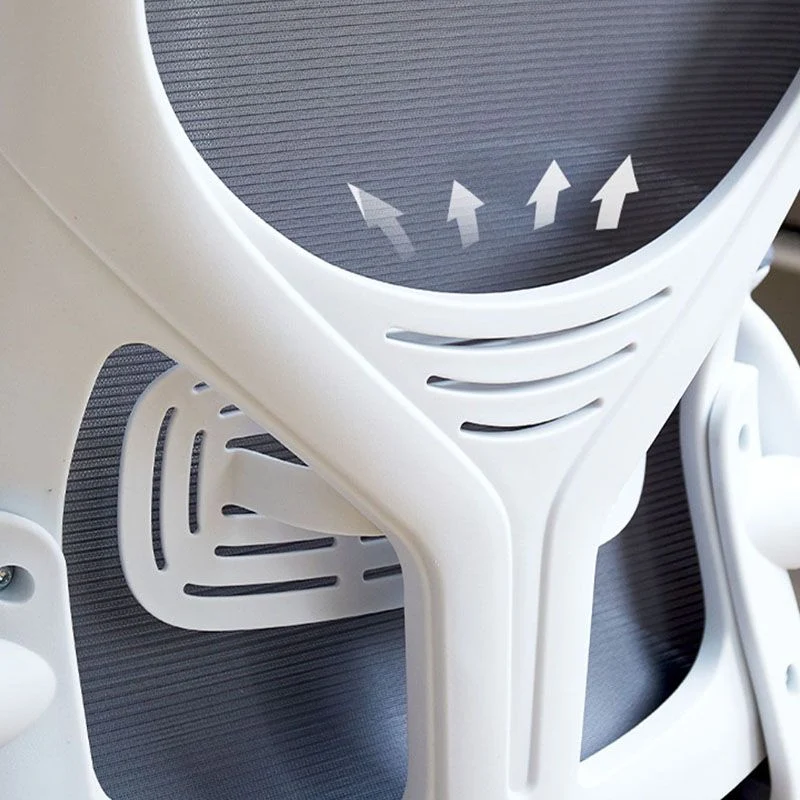 Chaise de bureau moderne, accoudoirs amovibles, hauteur de siège réglable, avec roulettes Clearhalo