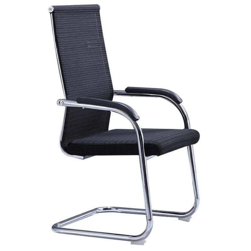 Chaise de bureau moderne en acier noir et orange avec chaise de bureau à domicile à dossier moyen et haut Clearhalo