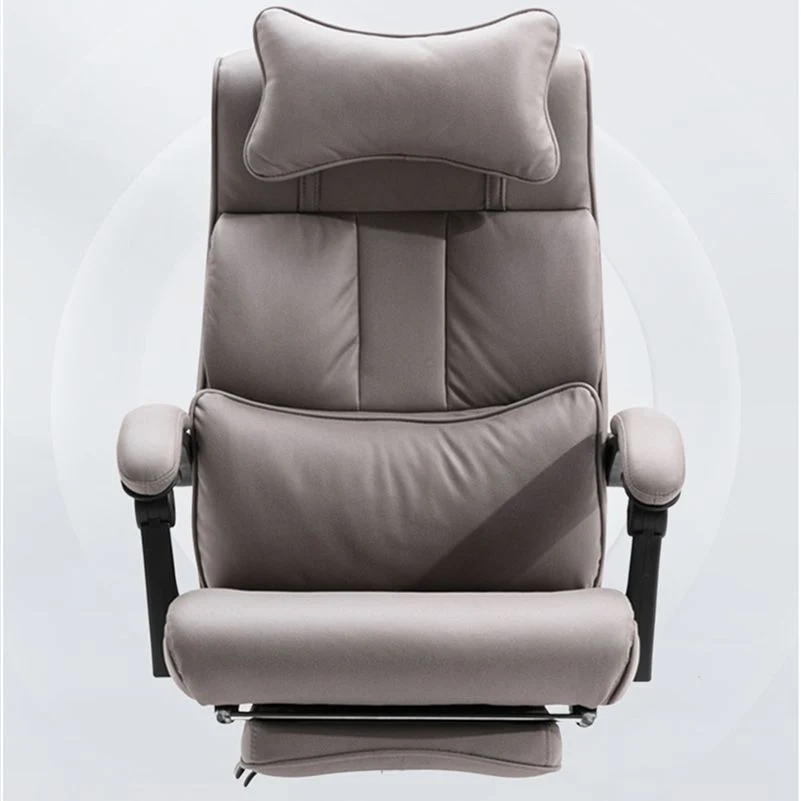 Chaise de bureau moderne avec bras rembourrés, chaise de bureau ergonomique sans détresse avec roulettes Clearhalo
