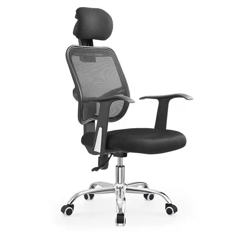 Chaise de bureau moderne avec dossier moyen et appui-tête Clearhalo