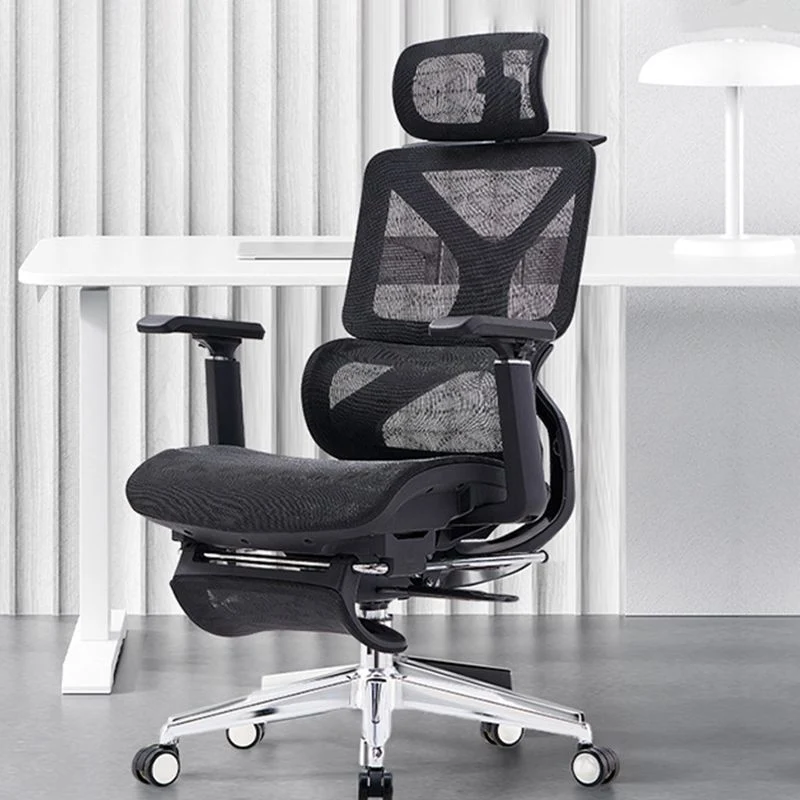 Chaise de bureau moderne à bras amovibles, chaise ergonomique sans détresse avec dossier respirant Clearhalo