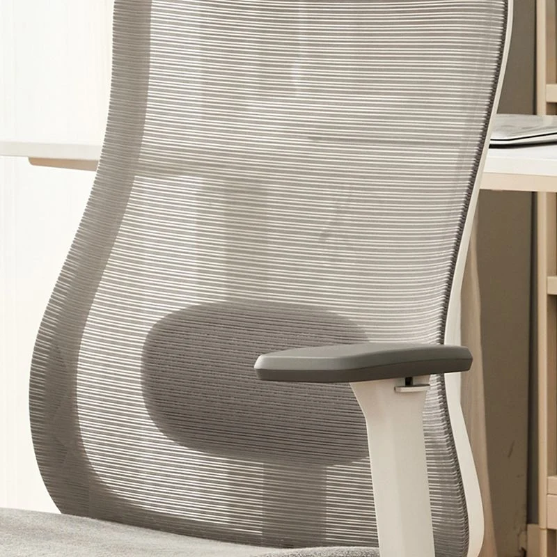 Chaise de bureau moderne à bras amovibles, mécanisme d'inclinaison, chaise de bureau ergonomique avec roulettes Clearhalo