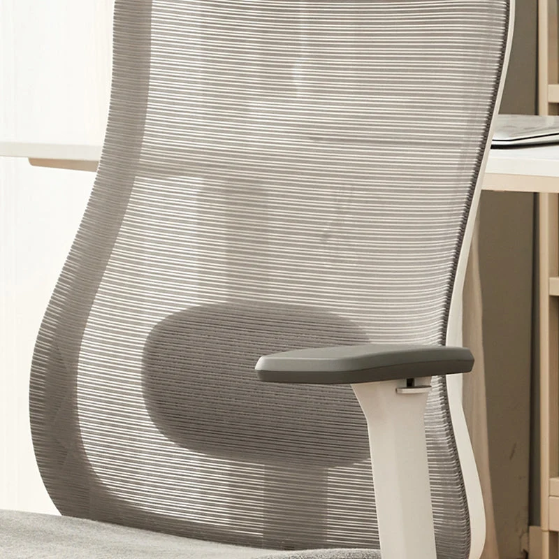 Chaise de bureau moderne à bras amovibles, mécanisme d'inclinaison, chaise de bureau ergonomique avec roulettes Clearhalo